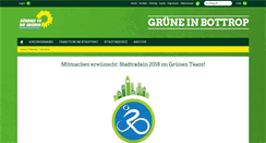 Desktop Screenshot of gruene-bottrop.de